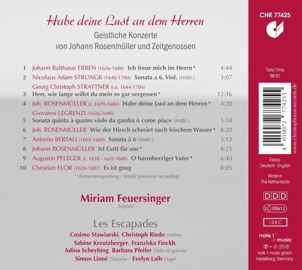 Produktbild: Habe deine Lust an dem Herren