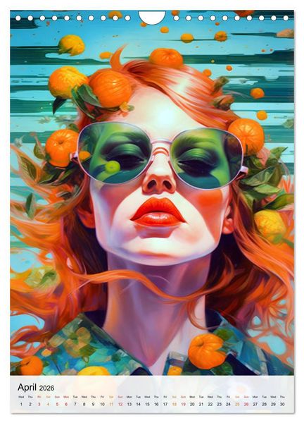 Produktbild: Flourishing Femmes (Wall Calendar 2026 DIN A4 portrait), CALVENDO 12 Month Wall Calendar