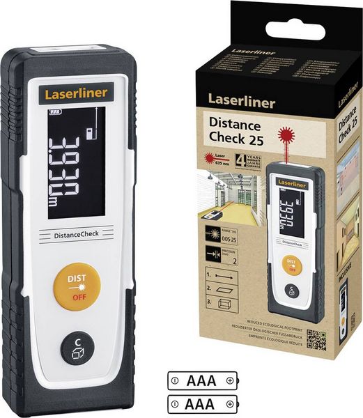 Produktbild: Laserliner DistanceCheck Laser-Entfernungsmesser 25m