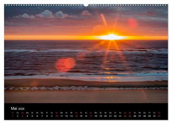 Produktbild: Sylt-Abende - Fotografien von Beate Zoellner (hochwertiger Premium Wandkalender 2026 DIN A2 quer), Kunstdruck in Hochglanz