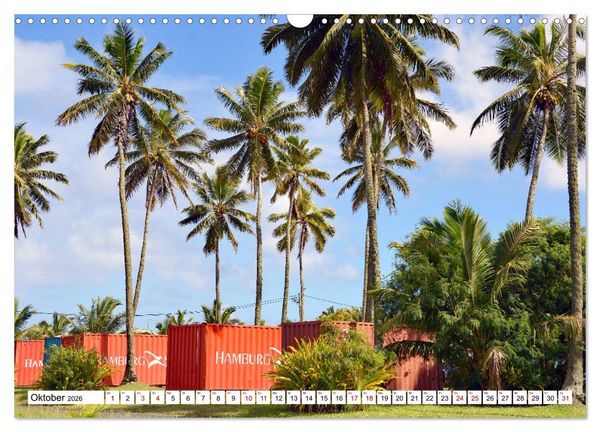 Produktbild: Rarotonga - Trauminsel im S&uuml;dpazifik. (Wandkalender 2026 DIN A3 quer), CALVENDO Monatskalender