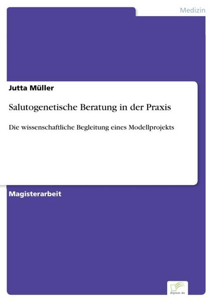 Produktbild: Salutogenetische Beratung in der Praxis