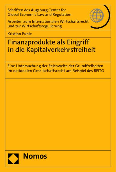 Produktbild: Finanzprodukte als Eingriff in die Kapitalverkehrsfreiheit