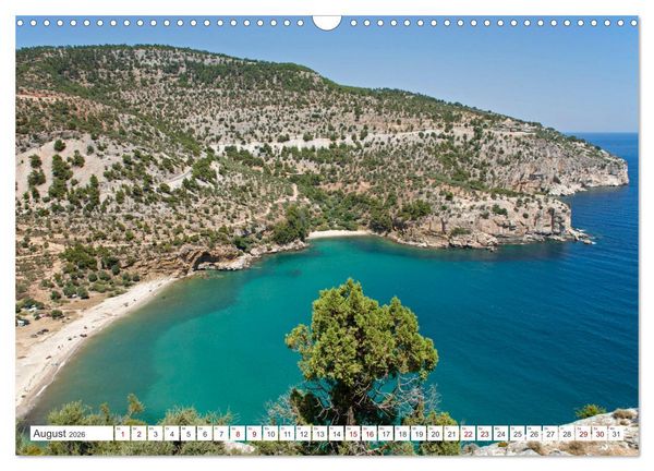 Produktbild: Thassos - Insel im Thrakischen Meer (Wandkalender 2026 DIN A3 quer), CALVENDO Monatskalender