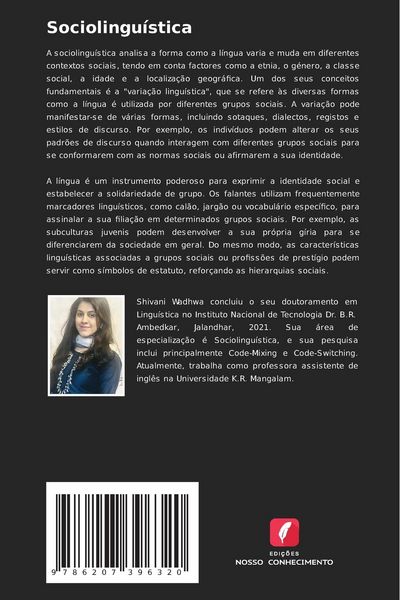 Produktbild: Sociolingu&iacute;stica