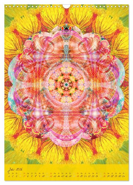 Produktbild: FLORALE MANDALAS (Wandkalender 2026 DIN A3 hoch), CALVENDO Monatskalender
