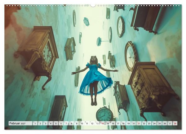 Produktbild: Alice &ndash; Eine Reise durch das Wunderland (Wandkalender 2027 DIN A2 quer), CALVENDO Monatskalender