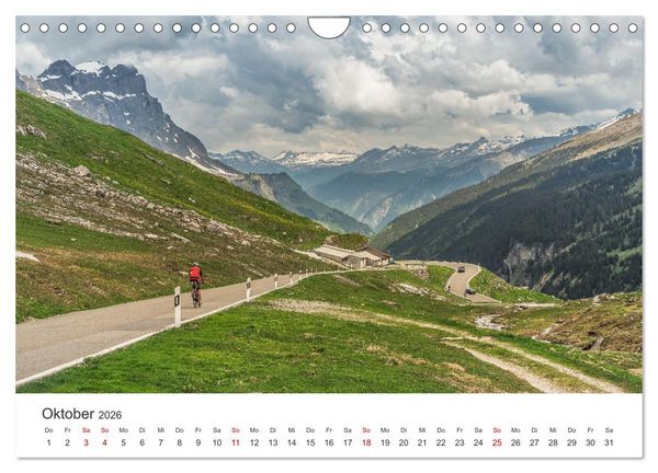 Produktbild: Schweizer Alpenp&auml;sse (Wandkalender 2026 DIN A4 quer), CALVENDO Monatskalender
