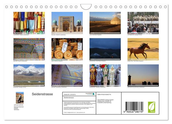 Produktbild: Seidenstrasse (Wandkalender 2026 DIN A4 quer), CALVENDO Monatskalender