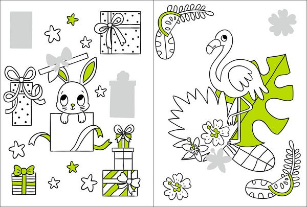 Produktbild: Mein Malbuch mit Glitzerstickern - Tiere