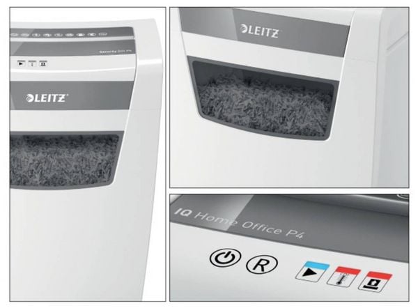 Produktbild: LEITZ&reg; Aktenvernichter IQ Home Office, Partikelschnitt 4 x 28 mm