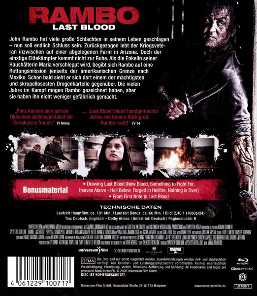 Produktbild: Rambo - Last Blood