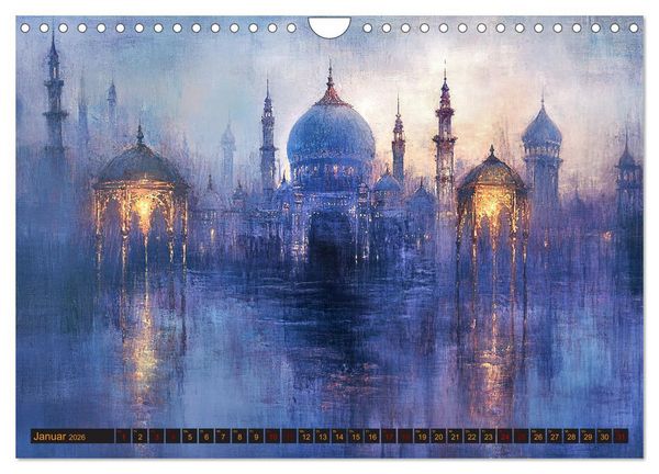 Produktbild: Visionen aus 1001 Nacht (Wandkalender 2026 DIN A4 quer), CALVENDO Monatskalender