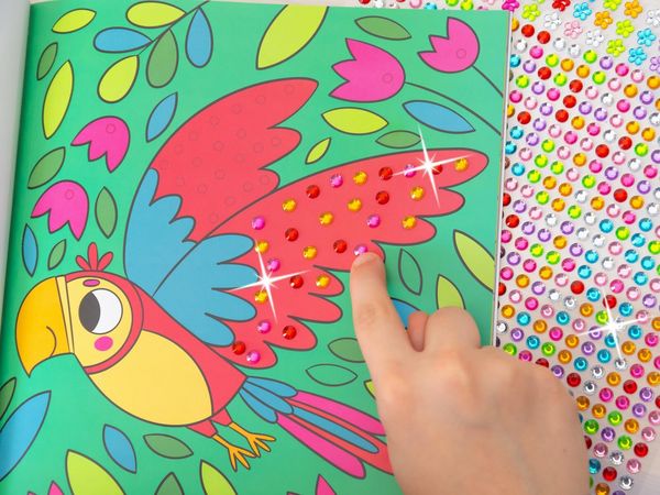 Produktbild: Mein Diamant-Stickerheft &ndash; Tiere