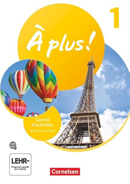 Produktbild: À plus ! 2. Fremdsprache. Band 1 - Carnet d'activités mit Audios online