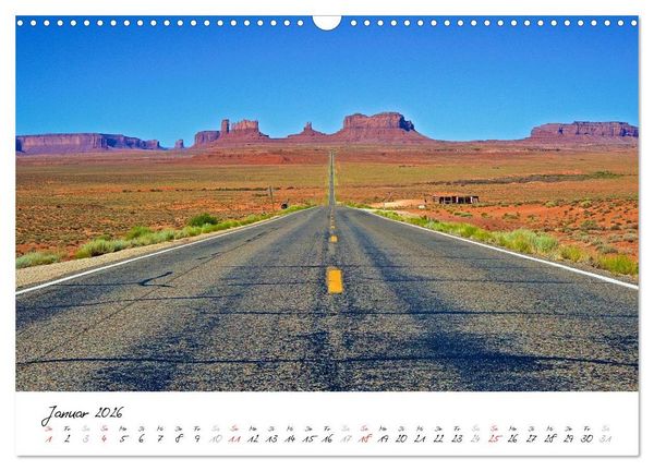 Produktbild: H&ouml;hepunkte im Westen der USA (Wandkalender 2026 DIN A3 quer), CALVENDO Monatskalender