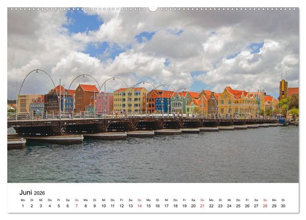 Produktbild: Curacao, die facettenreiche Karibikinsel (hochwertiger Premium Wandkalender 2026 DIN A2 quer), Kunstdruck in Hochglanz