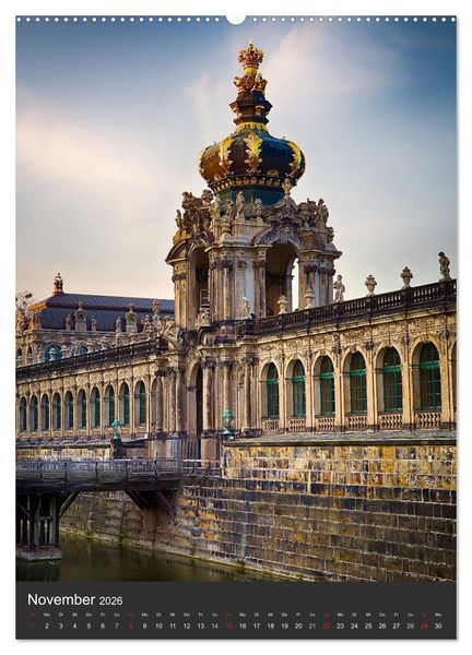 Produktbild: Mein Dresden (Wandkalender 2026 DIN A2 hoch), CALVENDO Monatskalender