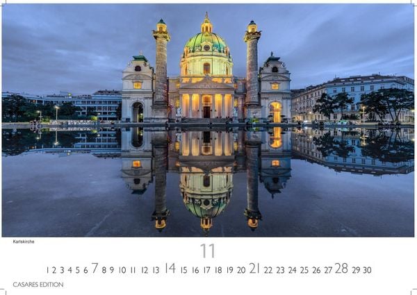 Produktbild: Wien Kalender 2027 &ndash; Wandkalender | Fotokalender | &Ouml;sterreich Kalender | Alpenl&auml;nder 24x35cm - Beeindruckende Bilder von Wien&rsquo;s sch&ouml;nsten Sehensw&uuml;rdigkeiten