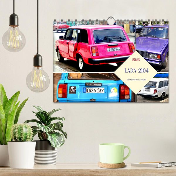 Produktbild: LADA-2104 - Der Kombi-Hit aus Toljatti (Wandkalender 2026 DIN A4 quer), CALVENDO Monatskalender