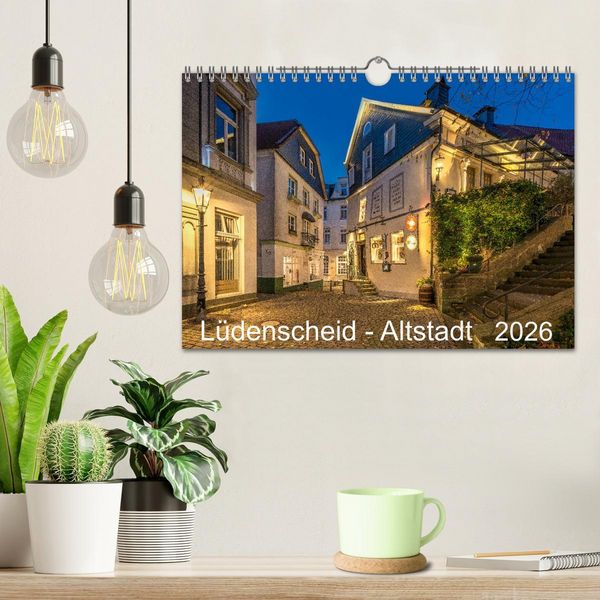 Produktbild: L&uuml;denscheid - Die Altstadt 2026 (Wandkalender 2026 DIN A4 quer), CALVENDO Monatskalender