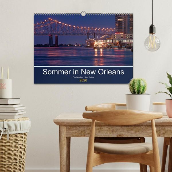 Produktbild: Sommer in New Orleans (Wandkalender 2026 DIN A3 quer), CALVENDO Monatskalender