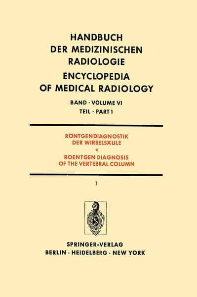 Produktbild: R&ouml;ntgendiagnostik der Wirbels&auml;ule Teil 1 / Roentgendiagnosis of the Vertebral Column Part 1