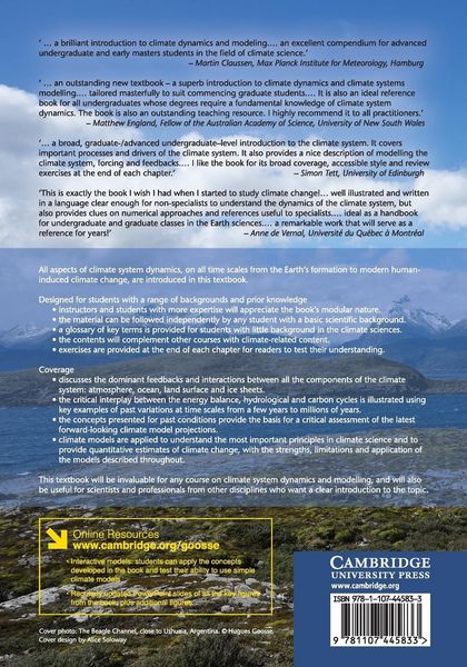 Produktbild: Climate System Dynamics and Modelling