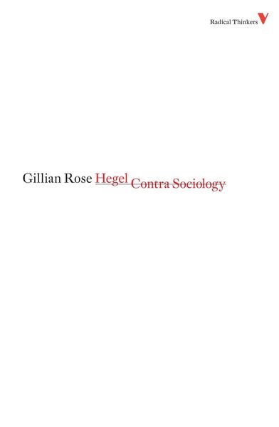 Produktbild: Hegel Contra Sociology