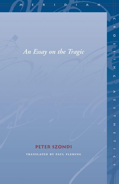 Produktbild: An Essay on the Tragic