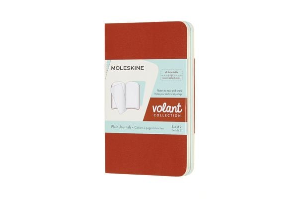 Produktbild: MOLESKINE: Moleskine Volant Journals XS Plain Coral Orange A