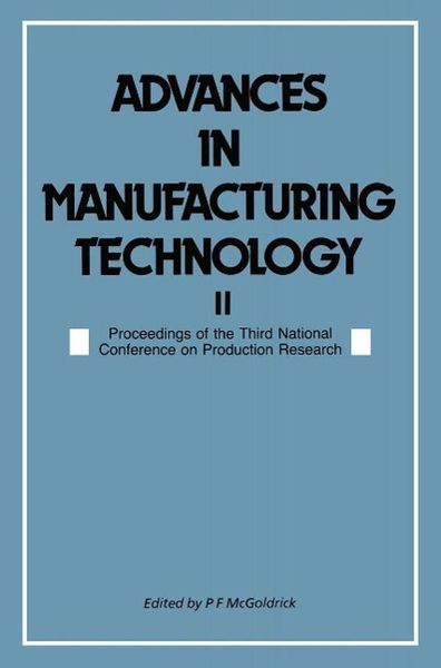 Produktbild: Advances in Manufacturing Technology II