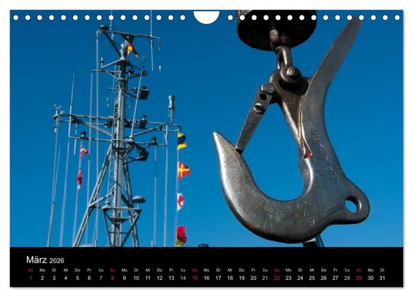 Produktbild: Marinest&uuml;tzpunkt Kiel (Wandkalender 2026 DIN A4 quer), CALVENDO Monatskalender