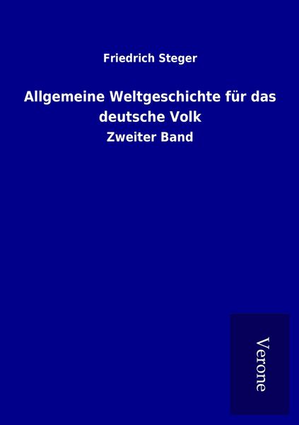 Produktbild: Allgemeine Weltgeschichte f&uuml;r das deutsche Volk