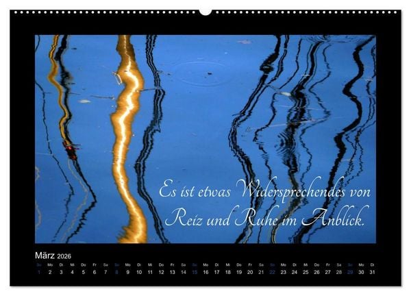 Produktbild: Goethes Blau. Gedanken zur Farbe (Wandkalender 2026 DIN A2 quer), CALVENDO Monatskalender
