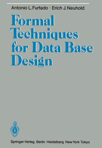 Produktbild: Formal Techniques for Data Base Design