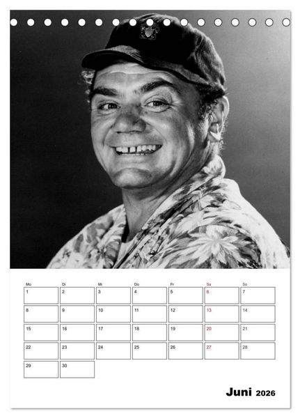 Produktbild: Leinwandhelden. Unvergessene Filmstars (Tischkalender 2026 DIN A5 hoch), CALVENDO Monatskalender