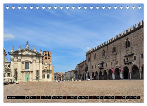 Produktbild: Die Renaissancestadt Mantua (Tischkalender 2026 DIN A5 quer), CALVENDO Monatskalender