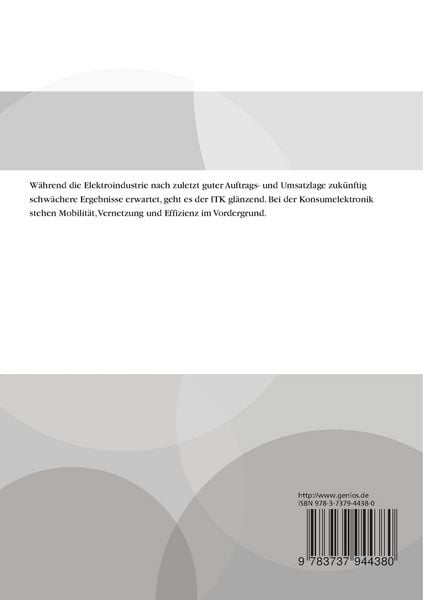 Produktbild: Branchenreport IT, Elektronik, Telekommunikation