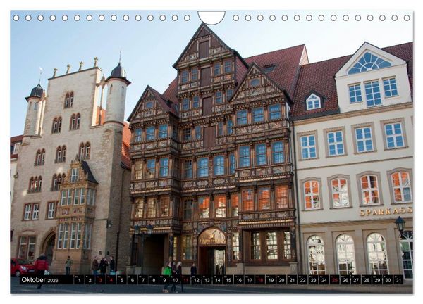 Produktbild: Hildesheimer Ansichten (Wandkalender 2026 DIN A4 quer), CALVENDO Monatskalender