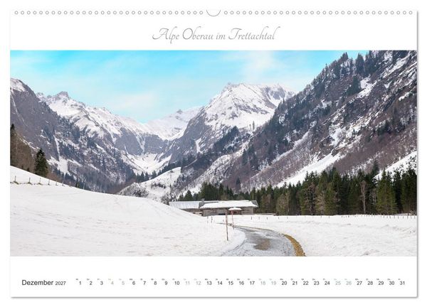 Produktbild: Wanderlust Oberstdorf (hochwertiger Premium Wandkalender 2027 DIN A2 quer), Kunstdruck in Hochglanz