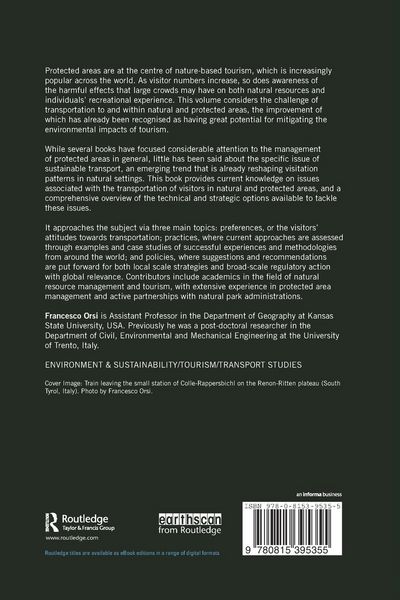 Produktbild: Sustainable Transportation in Natural and Protected Areas