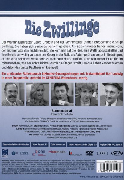 Produktbild: Die Zwillinge - DDR TV Archiv