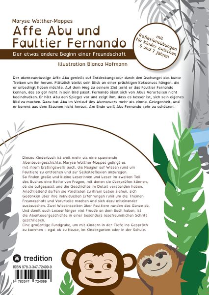 Produktbild: Affe Abu und Faultier Fernando