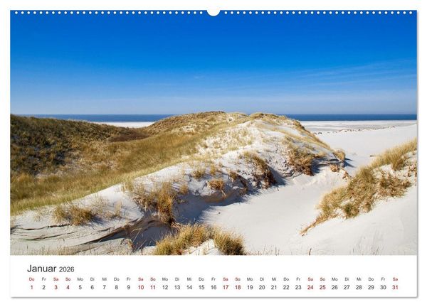 Produktbild: Amrum - Perle der Nordsee (hochwertiger Premium Wandkalender 2026 DIN A2 quer), Kunstdruck in Hochglanz
