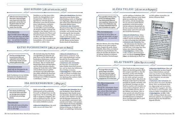Produktbild: The Game Master&rsquo;s Book: Non-Player Characters