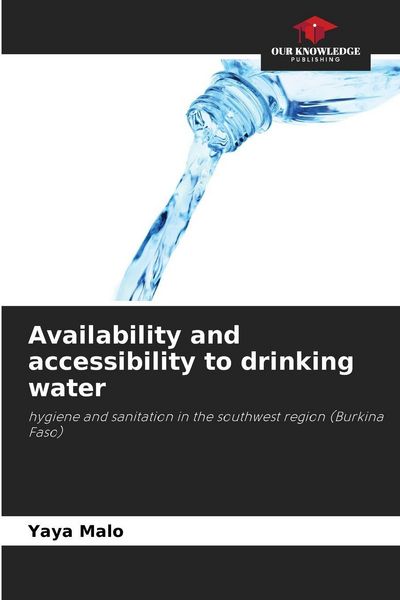 Produktbild: Availability and accessibility to drinking water