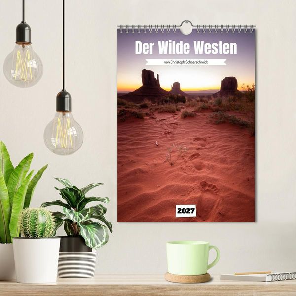 Produktbild: Durch den wilden Westen (Wandkalender 2027 DIN A4 hoch), CALVENDO Monatskalender