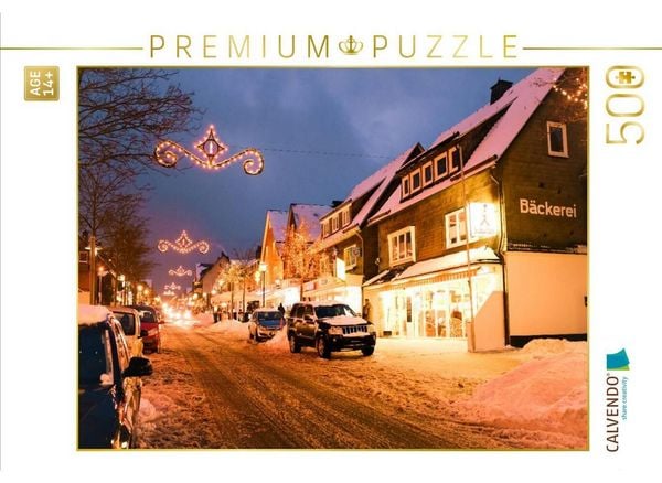 CALVENDO Puzzle Wintermärchen Winterberg | 500 Teile Lege-Größe 48 × 36 cm Foto-Puzzle für Erwachsene