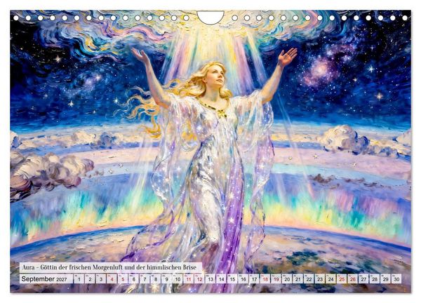 Produktbild: G&ouml;tter der Elemente - Griechische Mythologie Kunstkalender (Wandkalender 2027 DIN A4 quer), CALVENDO Monatskalender